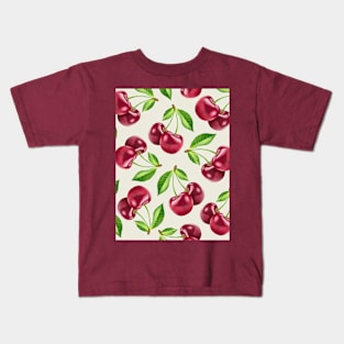 Cherries on cream Kids T-Shirt